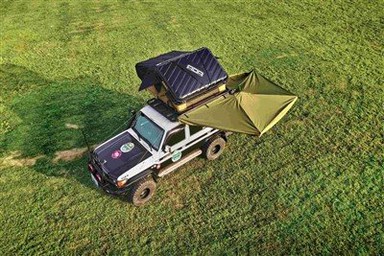 เต็นท์บนหลังคาเปลือกแข็งแบบเบา